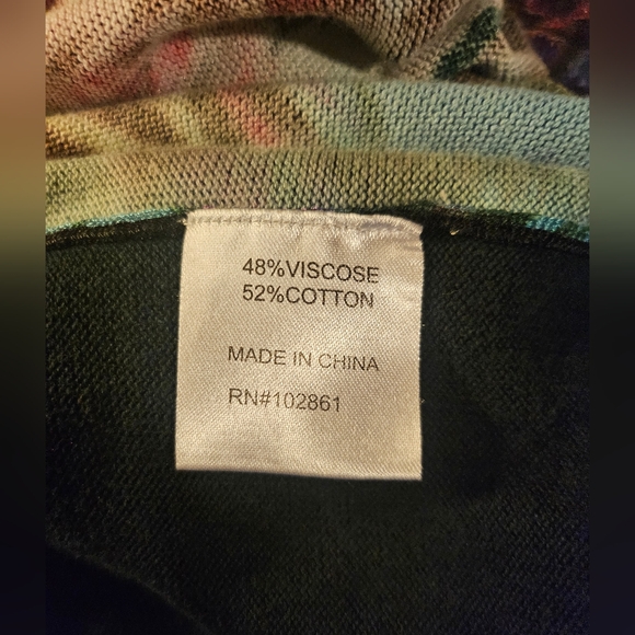 Adore x Anthropologie Colorful Peacock Cardigan Vest - Picture 6 of 6